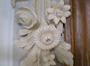 Cornice absidale in stucco