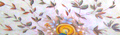 Soffitto decorato con bouquet centrale